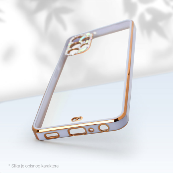 Maska za iPhone 17 Luxury Crystal Clear crna - 619978