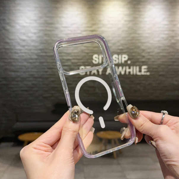 Maska za iPhone Air Mag Case Bling ljubičasta - 621497