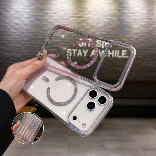 Maska za iPhone 17 Mag Case Bling ljubičasta - 621485
