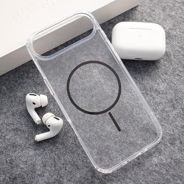 Maska za iPhone Air Mag Case Clear Slim crna - 619332