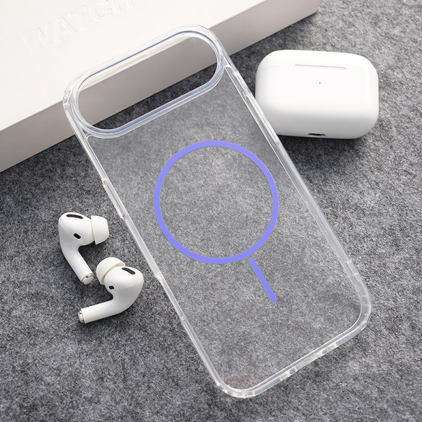 Maska za iPhone Air Mag Case Clear Slim ljubičasta - 619334