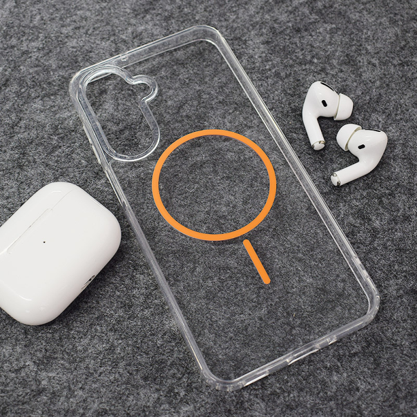 Maska za Samsung A17 5G/ A175F narandžasto Mag Case Clear Slim - 621719