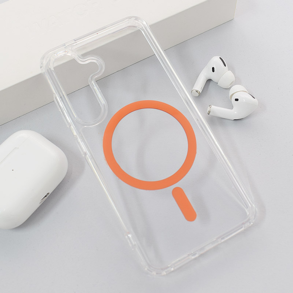 Maska Mag Case Crystal Clear S24/ S921B/ S25/ S931B narandžasto - 617026-1