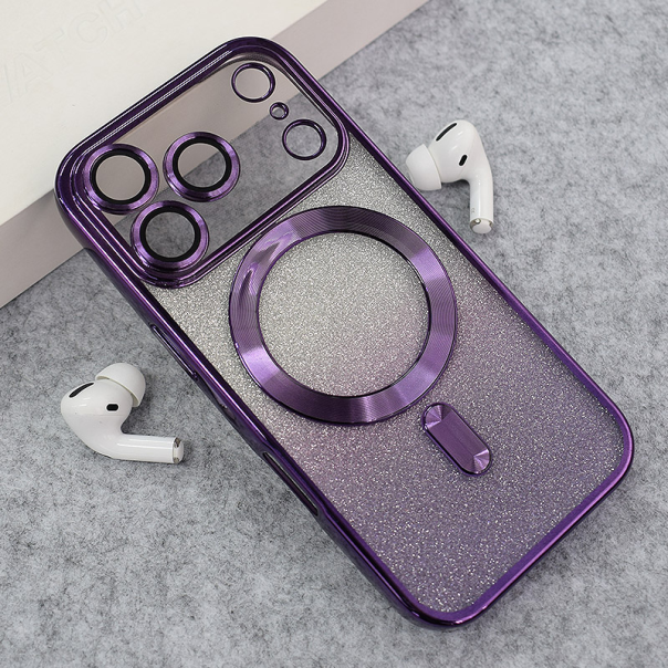 Maska za iPhone 17 Pro Mag Case Electroplated ljubičasta - 619202