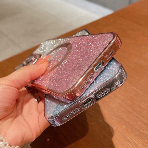 Maska za iPhone 17 Pro Max Mag Case Electroplated plava - 619205