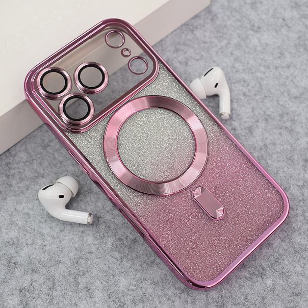 Maska za iPhone 17 Pro Max Mag Case Electroplated roze - 619206