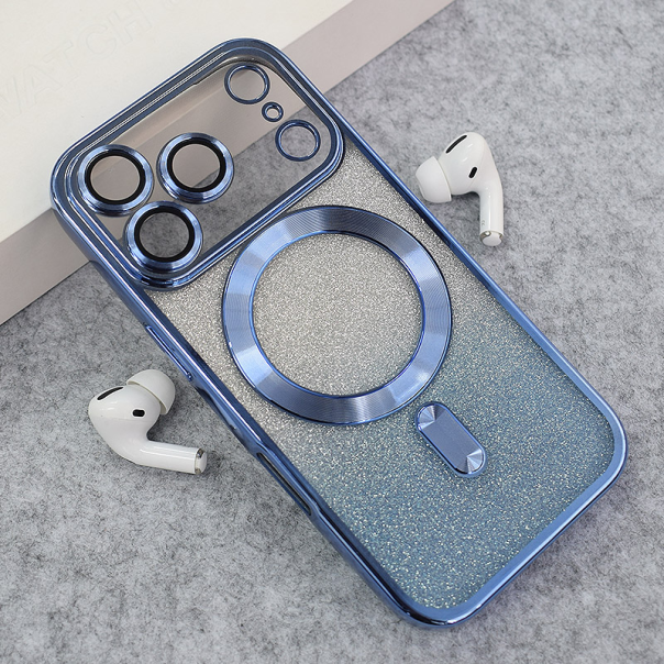 Maska za iPhone 17 Pro Mag Case Electroplated plava - 619207