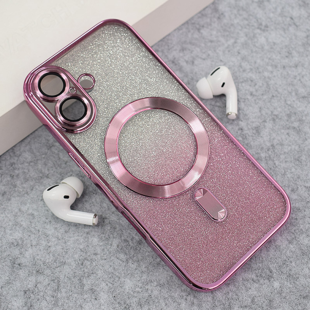 Maska za iPhone 17 Mag Case Electroplated roze - 619209