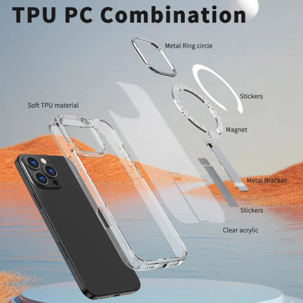 Maska za iPhone 16 Pro Max Mag Case Flex bela - 621473