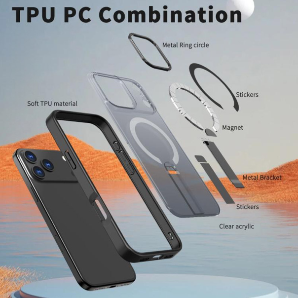 Maska za iPhone 17 Pro Mag Case Flex crna - 621465