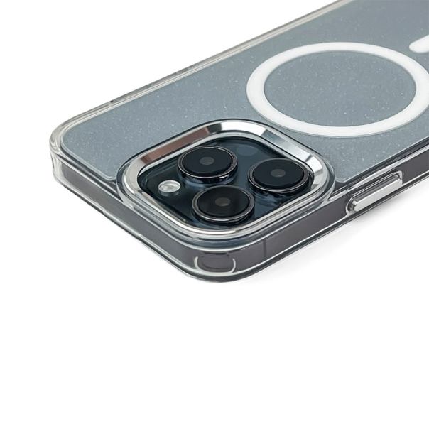 Maska za iPhone 16 Pro Mag Case Glitter ljubičasta - 616312