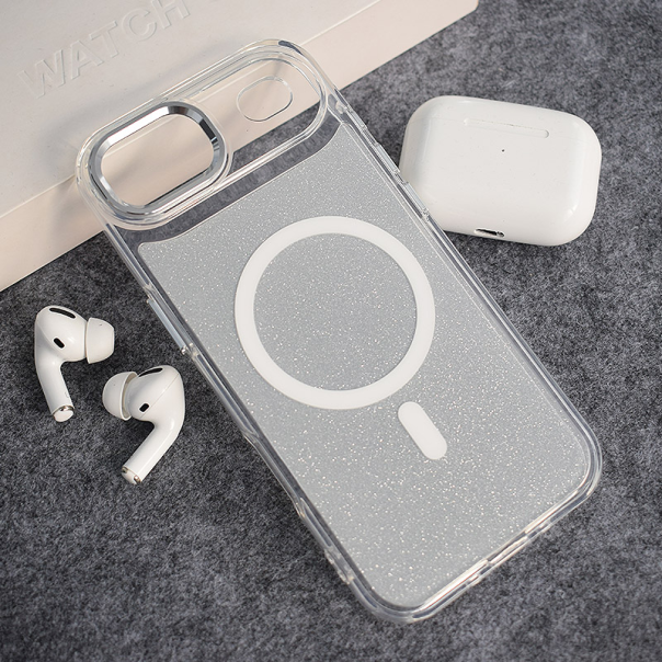 Maska za iPhone Air Mag Case Glitter bela - 618350