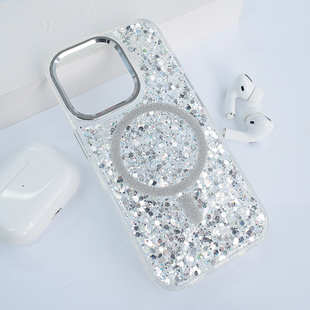 Maska za iPhone 16 Pro Mag Case Glue bela - 616049