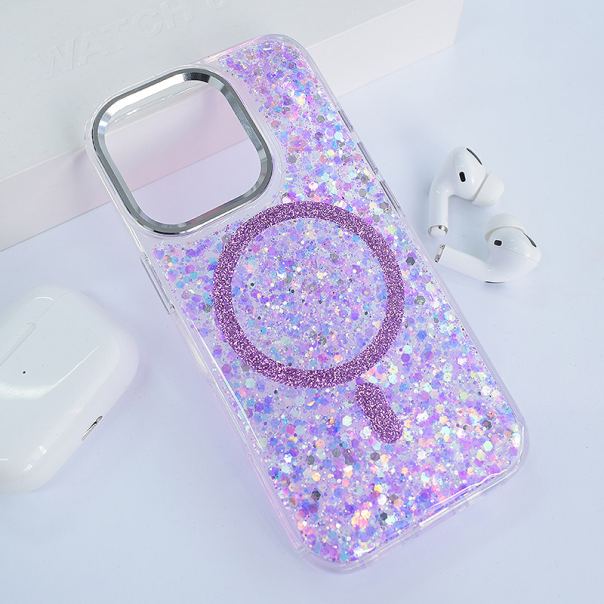 Maska za iPhone 16 Pro Mag Case Glue ljubičasta - 616051