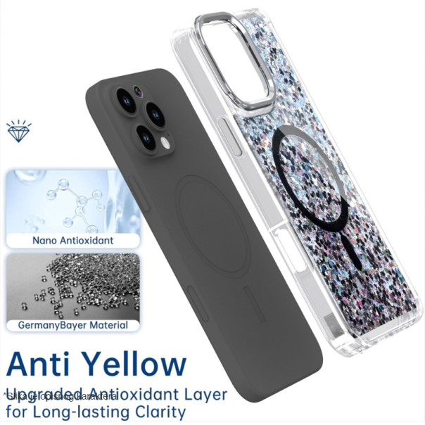 Maska za iPhone 16 Pro Max Mag Case Glue crna - 616056