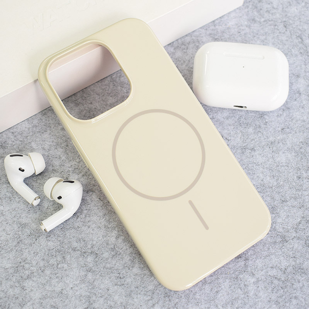 Maska za iPhone 15 Pro krem Mag Case Nanobeats - 617917