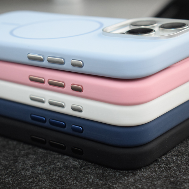 Maska za iPhone 16 Pro navy blue Mag Case Nanobit Pure - 620021