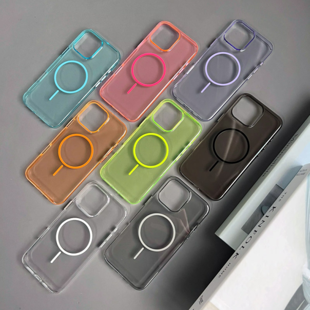 Maska za iPhone 16 Pro Max Mag Case Neon crna - 617964