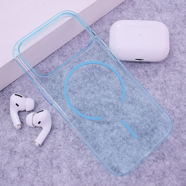 Maska za iPhone 17 Pro Max Mag Case Neon plava - 618462
