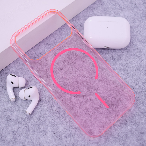 Maska za iPhone 17 Pro Max Mag Case Neon roze - 618463