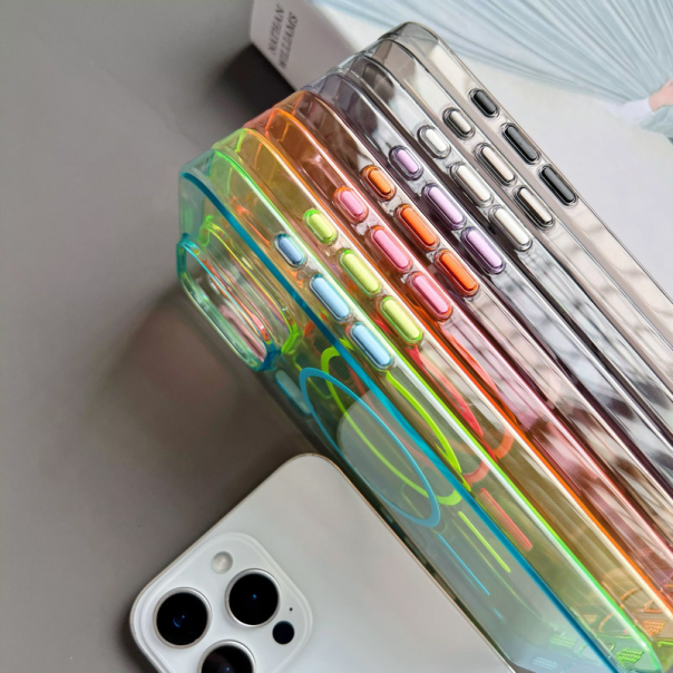 Maska za iPhone 17 Pro Max Mag Case Neon zelena - 618464