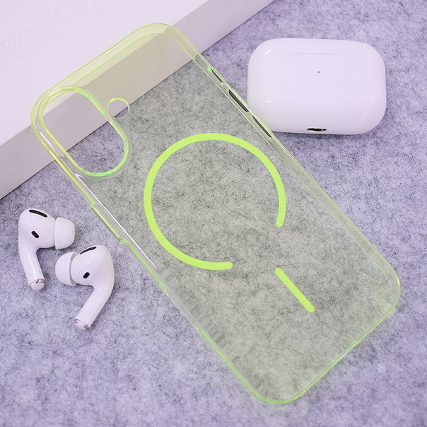 Maska za iPhone 17 Mag Case Neon zelena - 618456