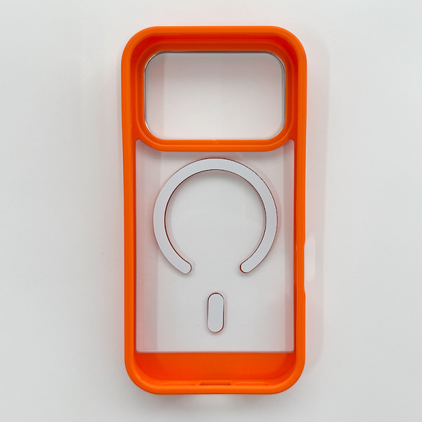 Maska za iPhone 17 Pro Mag Case Orange Frame Graphic - 621445