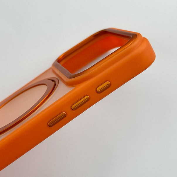 Maska za iPhone 17 Pro Mag Case Orange Halo Clear - 621441
