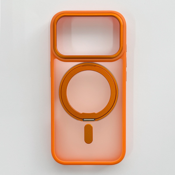 Maska za iPhone 17 Pro Mag Case Orange Halo Clear - 621441