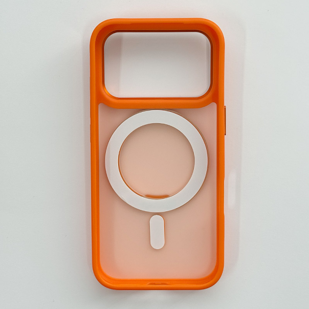 Maska za iPhone 17 Pro Max Mag Case Orange Halo Clear - 621442