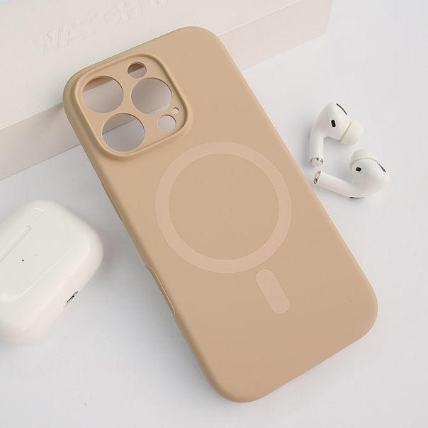 Maska za iPhone 16 Pro Max Mag Case PureTone svetlo braon - 616411