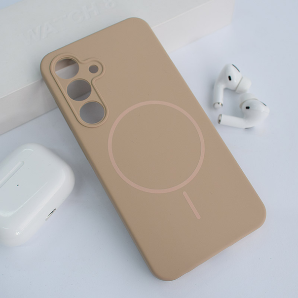 Maska za Samsung S24/ S921B/ S25/ S931B Mag Case PureTone svetlo braon - 615302