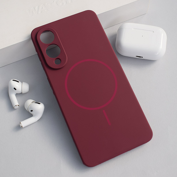 Maska za Samsung S25 Edge Mag Case PureTone bordo - 617192