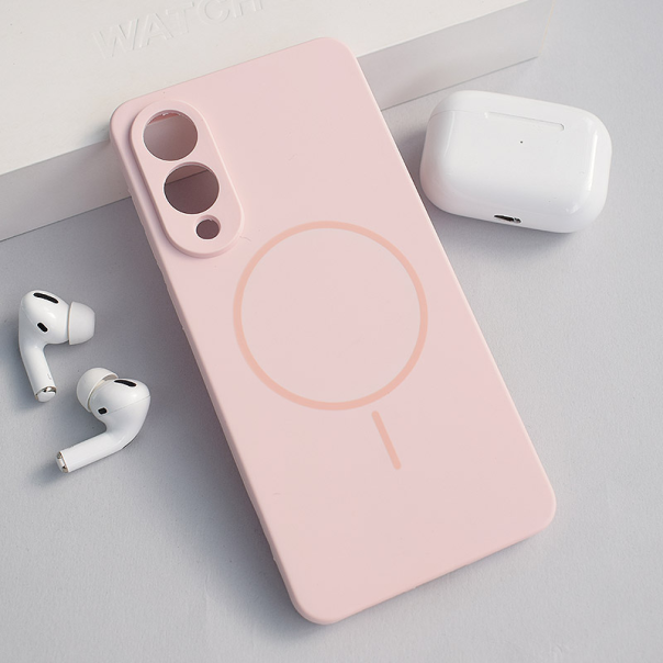 Maska za Samsung S25 Edge Mag Case PureTone roze - 617194