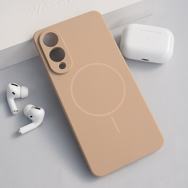 Maska za Samsung S25 Edge Mag Case PureTone svetlo braon - 617195