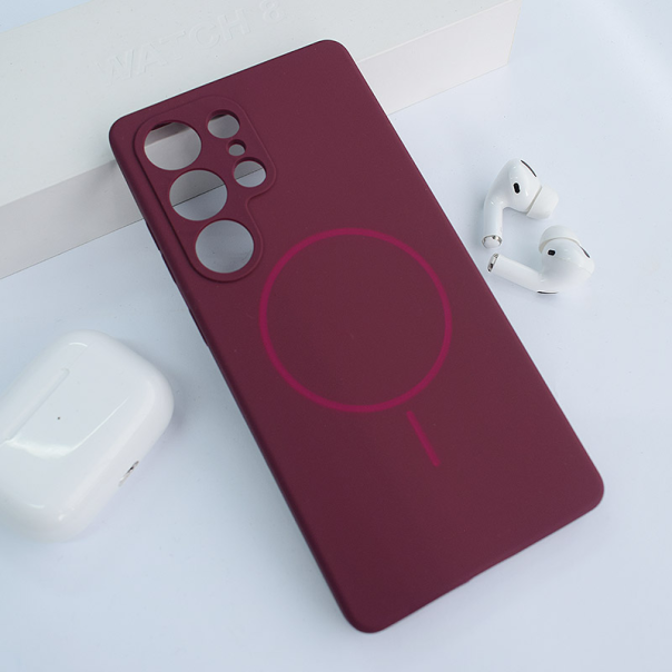 Maska za Samsung S25 Ultra/ S938B Mag Case PureTone bordo - 615288