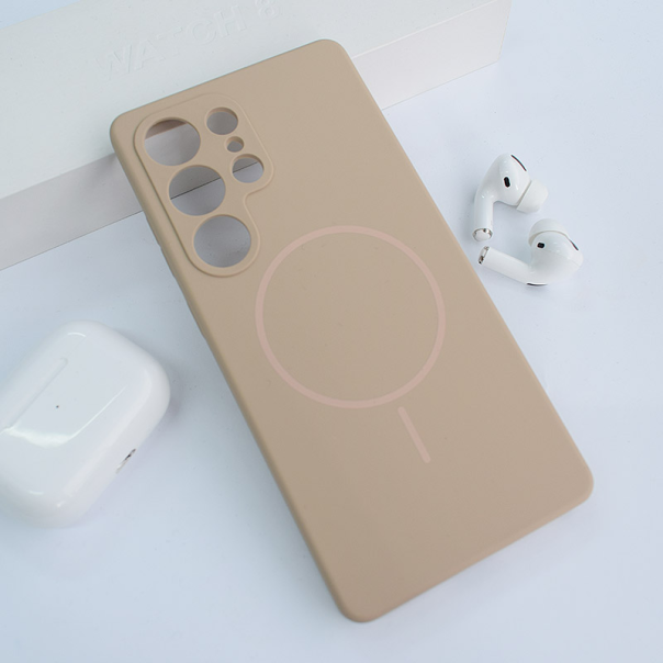 Maska za Samsung S25 Ultra/ S938B Mag Case PureTone svetlo braon - 615285