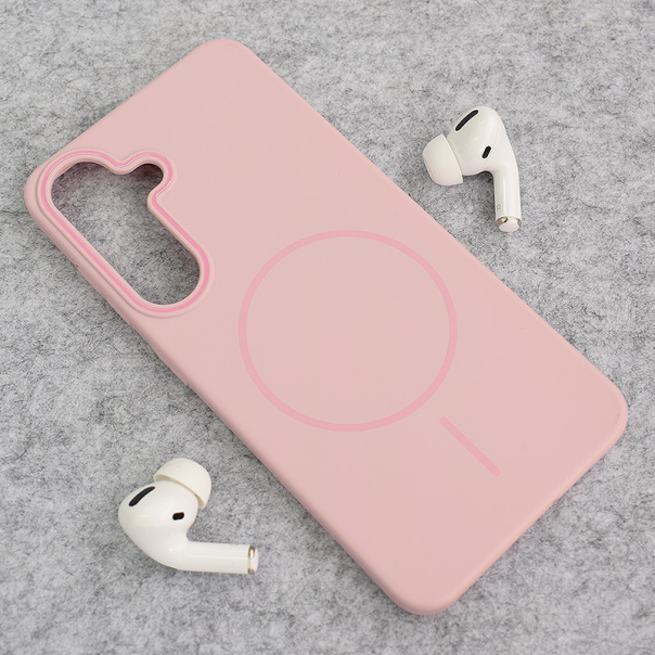Maska za Samsung S24/ S921B/ S25/ S931B Mag Case Smooth Touch pink - 617983