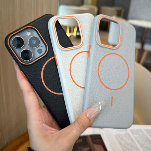 Maska za iPhone 16 Pro krem Mag Case Summer Beats - 617822