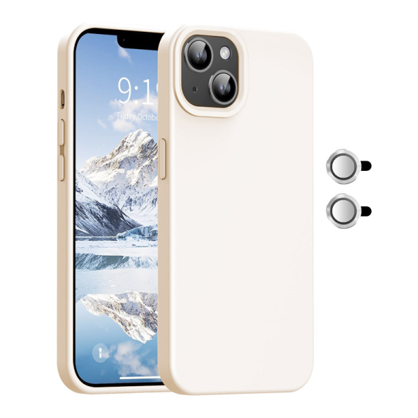 Maska za iPhone 15 Magnetic Lens bela - 6100503