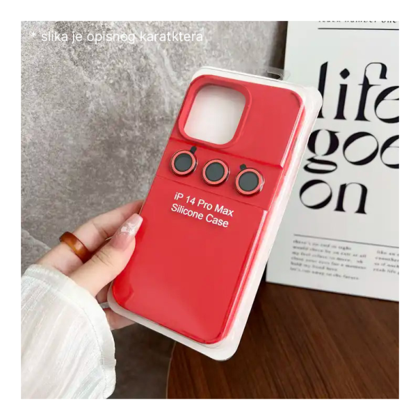 Maska za iPhone 15 Pro Magnetic Lens svetlo ljubičasta - 611346