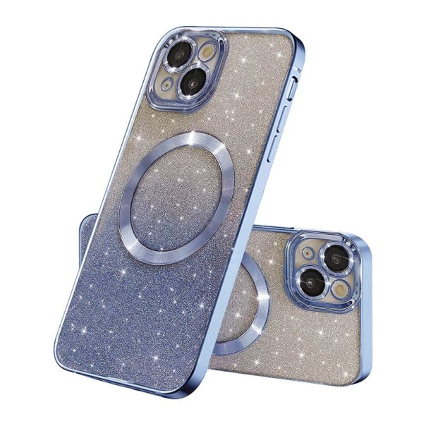 Maska za iPhone 13 Mag Case Electroplated plava - 601118