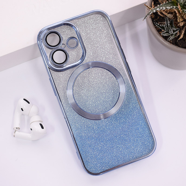 Maska za iPhone 16 Mag Case Electroplated plava - 614050