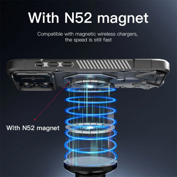 Maska za iPhone 15 Pro Max Bibercas Matrix plava - 611257