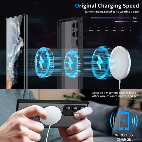 Maska za Samsung S25 Plus/ S936B Matte Mag Case crna - 615225