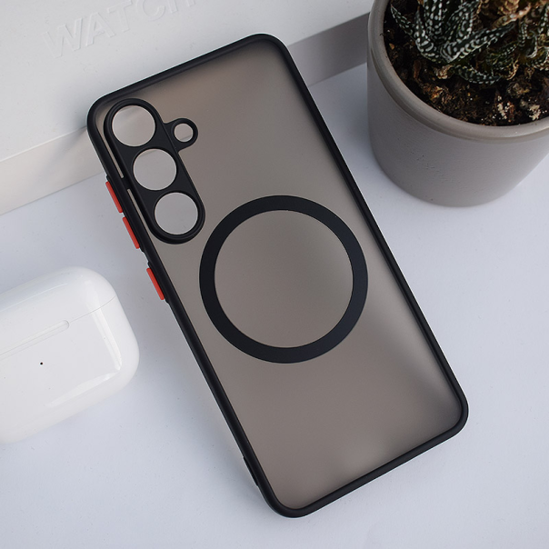 Maska za Samsung S25 Plus/ S936B Matte Mag Case crna - 615225