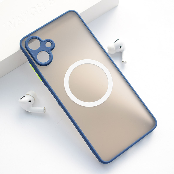 Maska za Samsung A06/ A065F Matte Mag Case plava - 614520