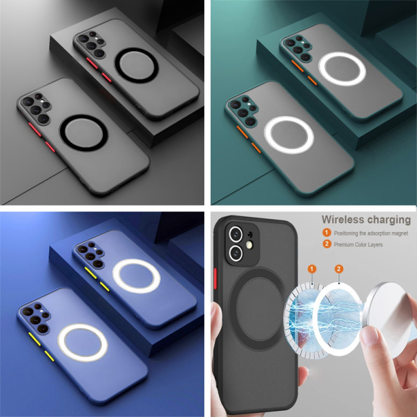 Maska za Samsung A25 5G/ A256B Matte Mag Case plava - 610050