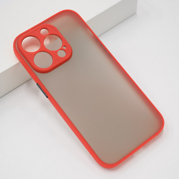 Maska za iPhone 14 Pro Matte crvena - 603928