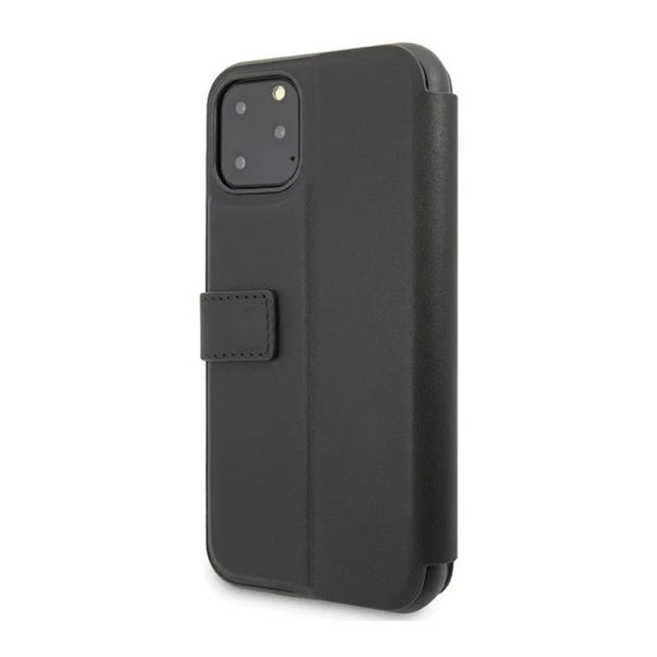 Maska za iPhone 11 Pro crna na preklop BMW Faceplate Flip - BMFLBKSN58LLSB